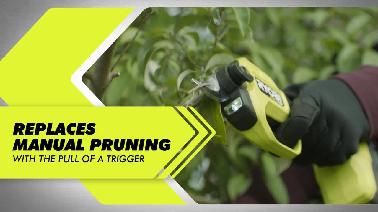 Ryobi cordless pruning shears hot sale