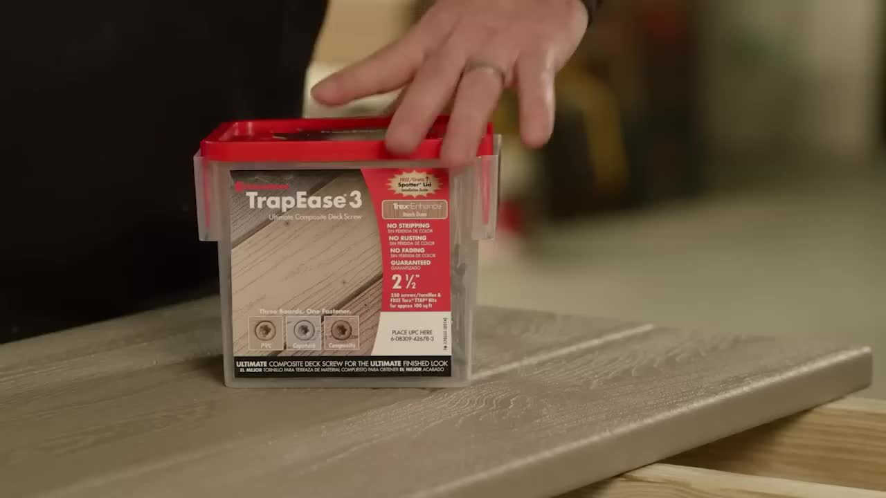 FastenMaster Trapease-3, 2-1/2 in. Deck Screws in Saddle (1050