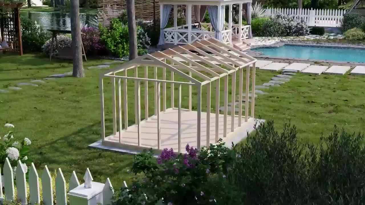 8x16 Shed build timelapse. Please note this was built by a untrained  professional and working at these speeds has been known to cause seeious  injury and or bigger paychecks. Enjoy!#shed #shedbuilder ..., image size:1280x720