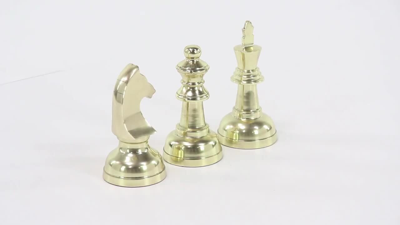 Queen Chess Piece 24K Gold