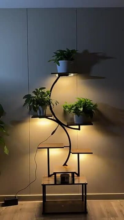 Sunpez Full Spectrum Grow Lights, 8-Tier Indoor Plant Stand with