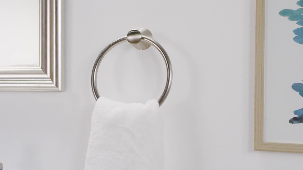 Paradise Bathworks Elysium Satin Nickel Wall Mount Spring-Loaded Toilet Paper Holder Paradise Bathworks Elysium Satin Nickel Wall Mount Spring-Loaded Toilet Paper Holder