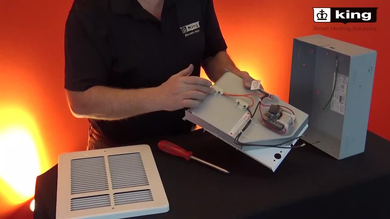 King Electric W 1500-750-Watt 5118 BTU Electric Wall Heater 120