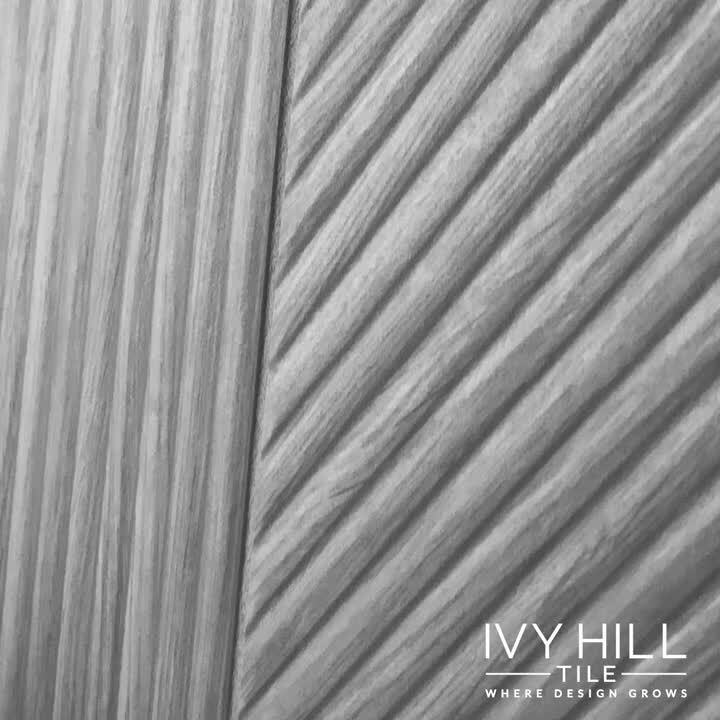 Ivy Hill Tile Luxury Ribbed Ash 4 in. x 0.41 in. Matte Ivy Hill Tile Luxury Ribbed Ash 4 in. x 0.41 in. Matte