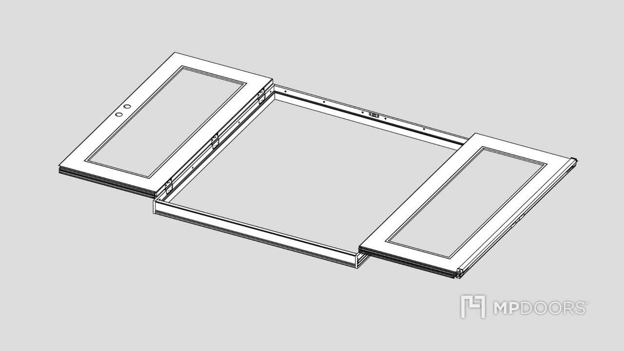 MP Doors 72 in. x 80 in. White Universal Inswing Premium
