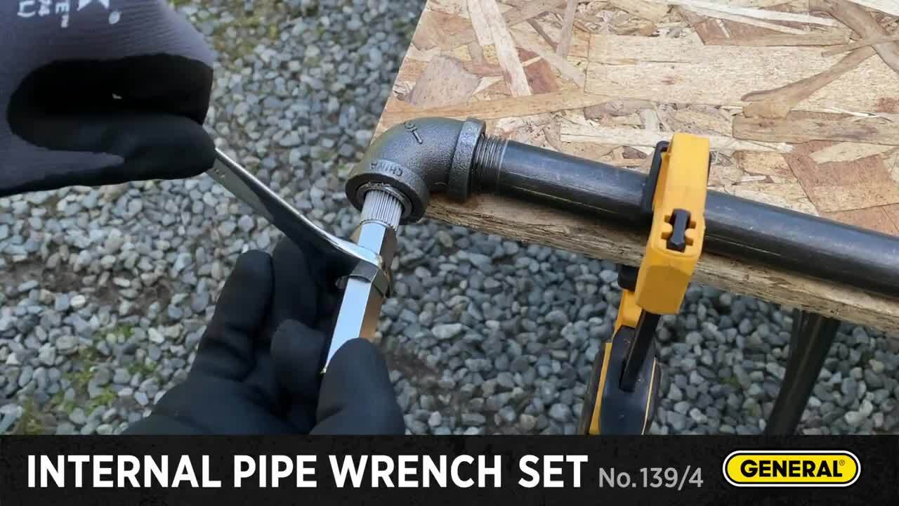 Professional Grade Internal Pipe Wrench Set (4-Piece) Professional Grade Internal Pipe Wrench Set (4-Piece)