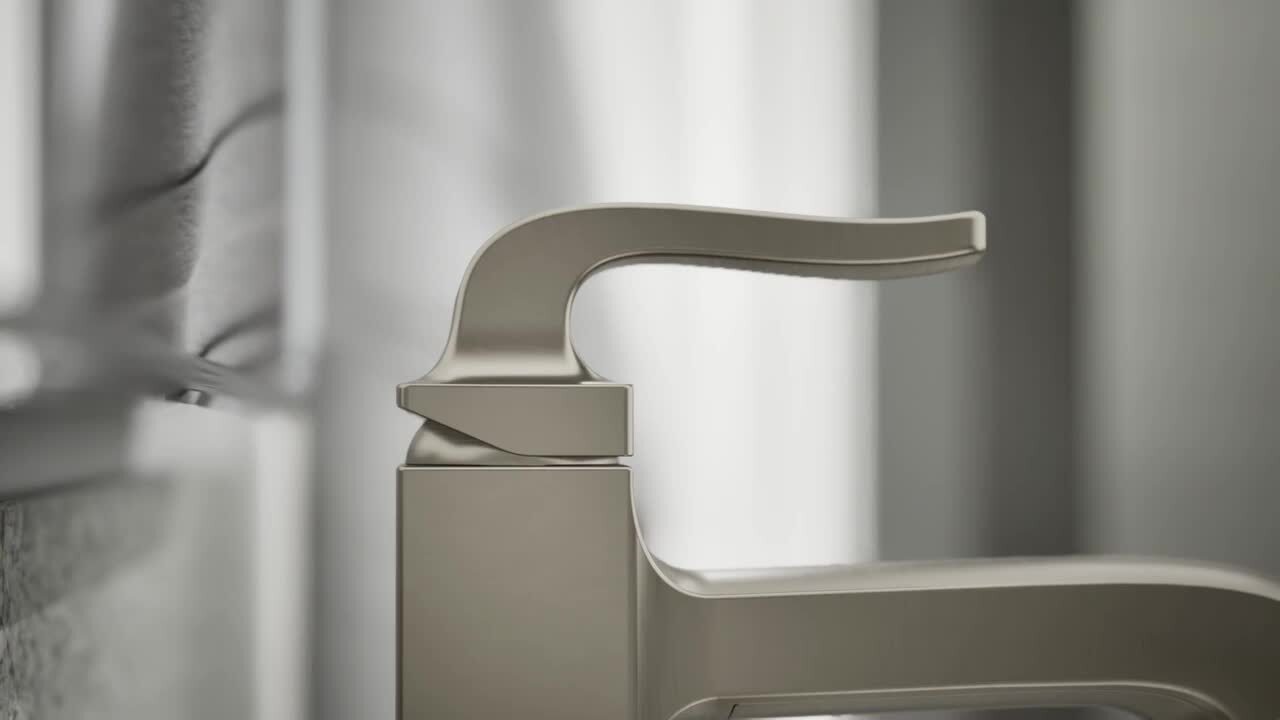 KOHLER Rubicon 4 in. Centerset Double Handle Bathroom Faucet in