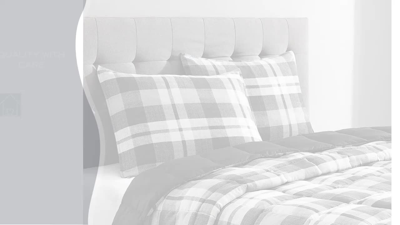 Frette Dark Navy discount Checkered Queen Duvet Cover