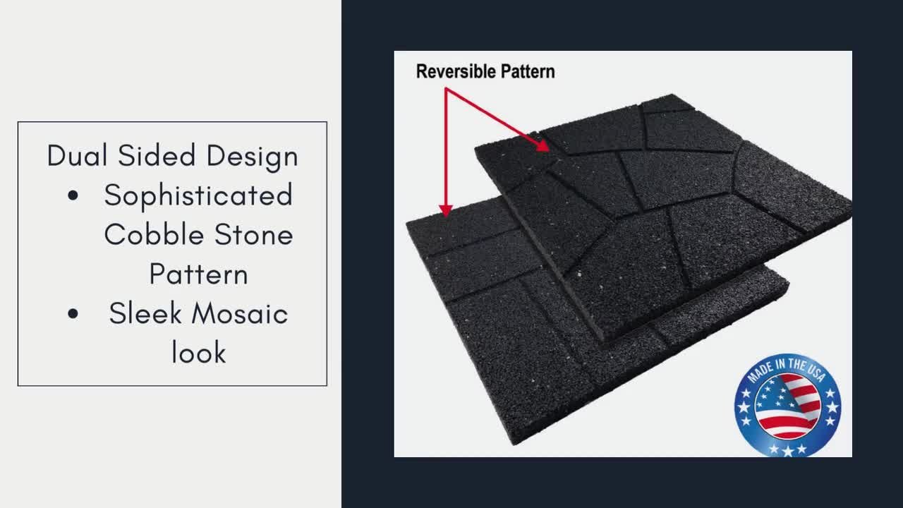 Flexon Dual Sided Rubber Stepping Stone (Set of 3) DSSS-BL3F - The