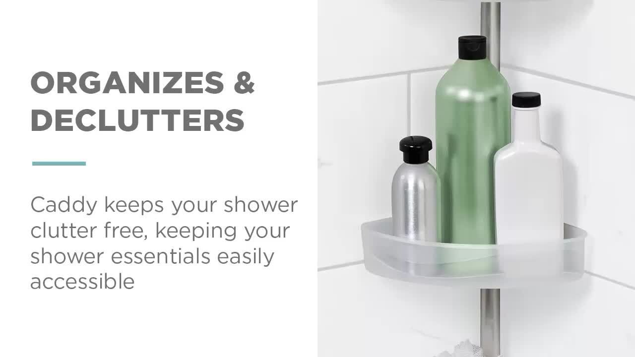 Amazon.com: Zenna Home Tension Pole Shower Caddy, Adjustable