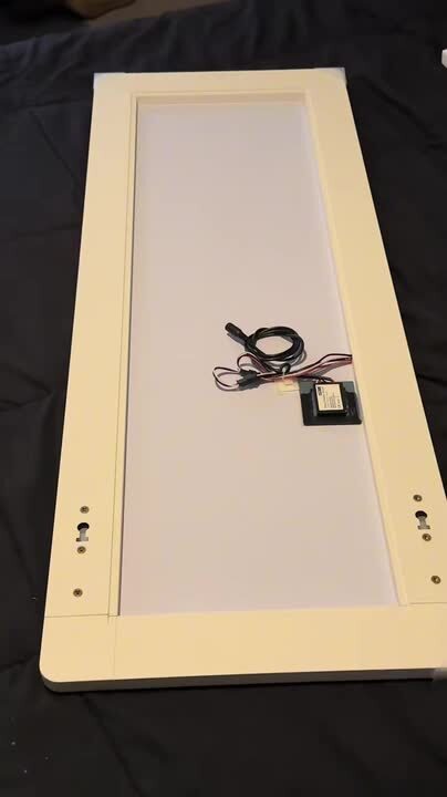 Hasipu 16 in. W x 44 in. H Rectangle Frame LED Full Body Hasipu 16 in. W x 44 in. H Rectangle Frame LED Full Body