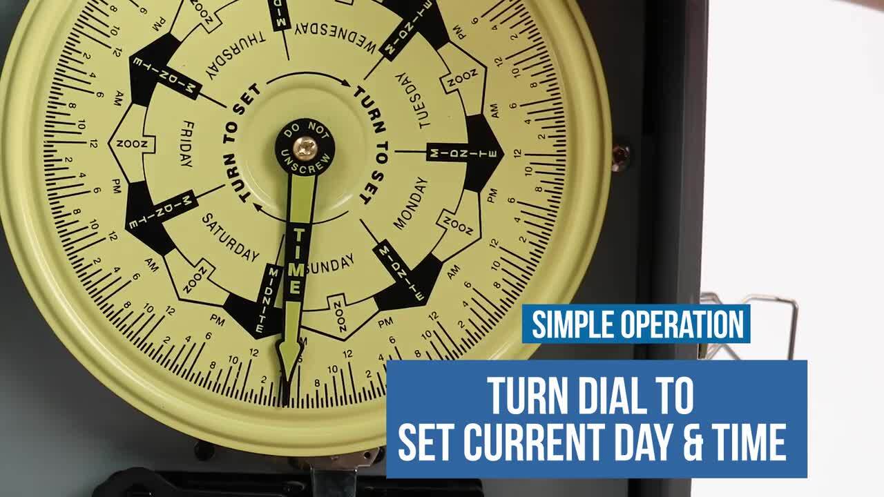 main  7-Day/365 Day 2-Circuit Electronic Control, 120-277 VAC,  2-SPST/DPST, Indoor/Outdoor Plastic Enclosure
