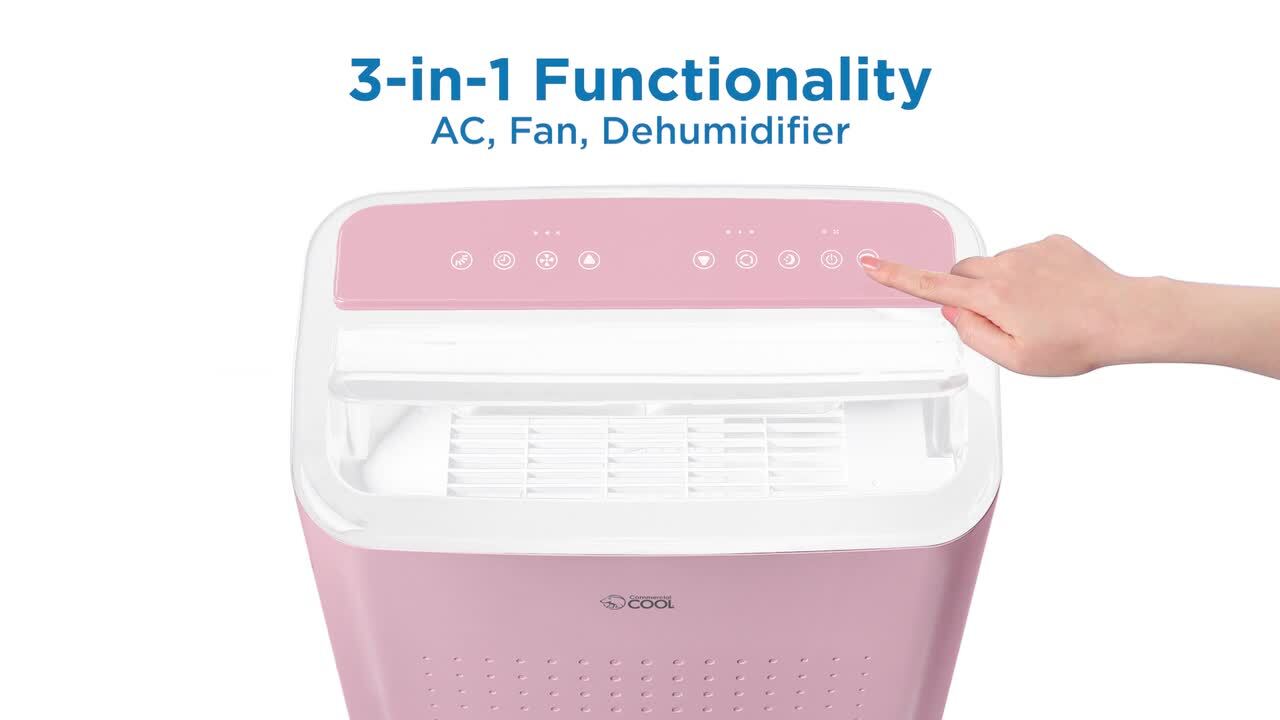 Commercial Cool 6,300 (DOE) BTU Portable Air Conditioner Cools 400