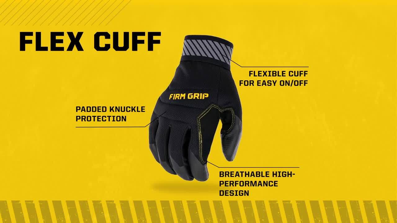 Flex-Grip Work Gloves, Large - 124L