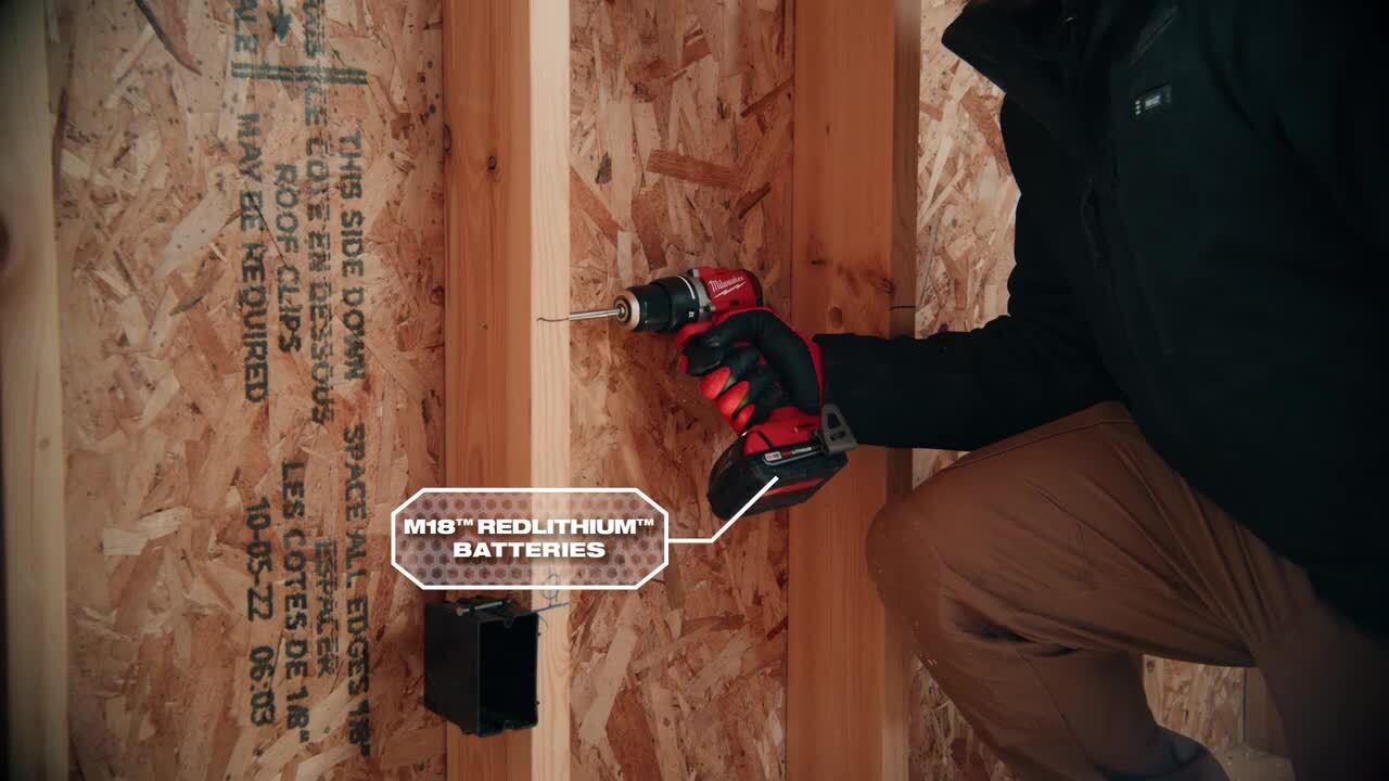 Milwaukee M18 18V Lithium-Ion Brushless Cordless 1/2 in. Compact