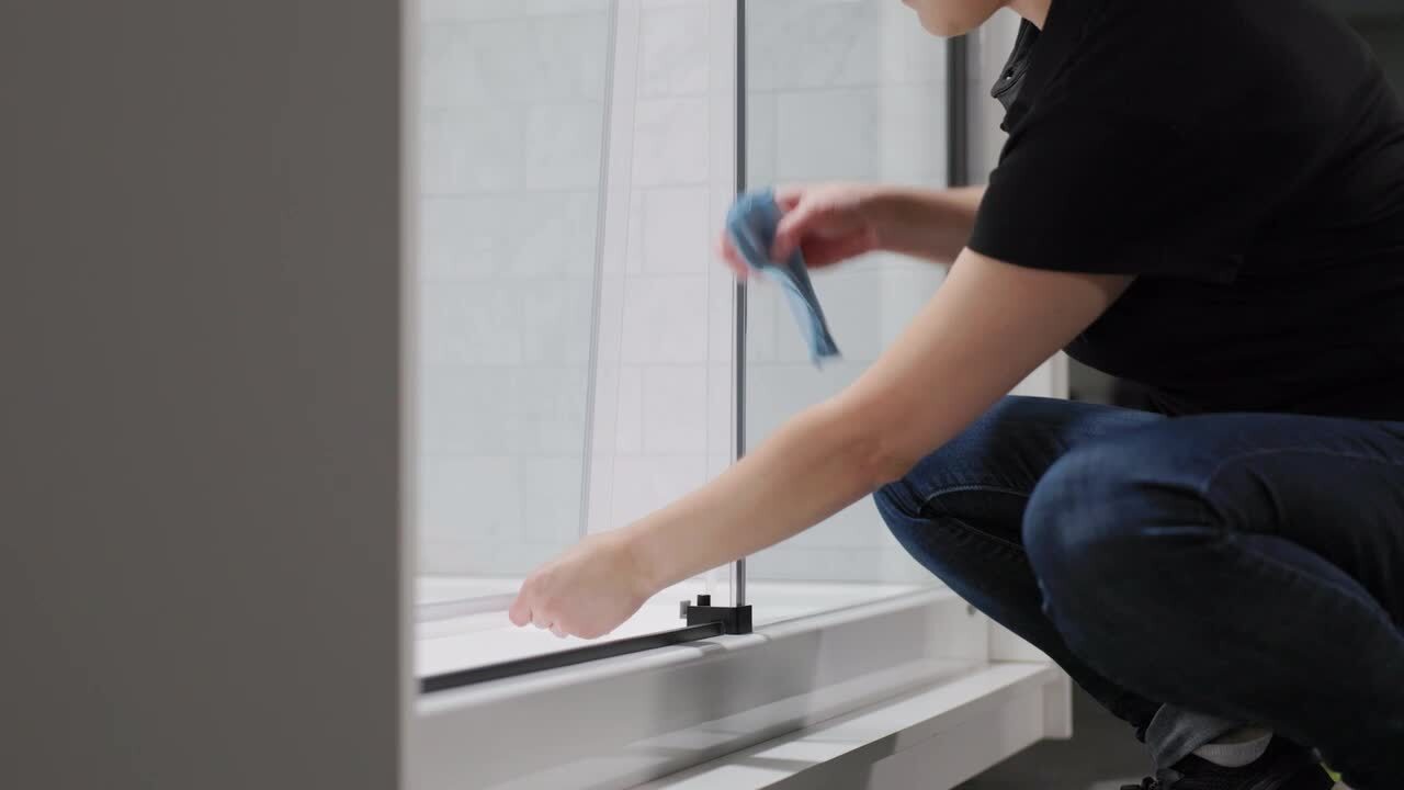 MAAX Odyssey SC 48 in. x 32 in. x 78 in. 8mm Sliding Shower Door for Corner Installation with Clear glass in Brushed Nickel