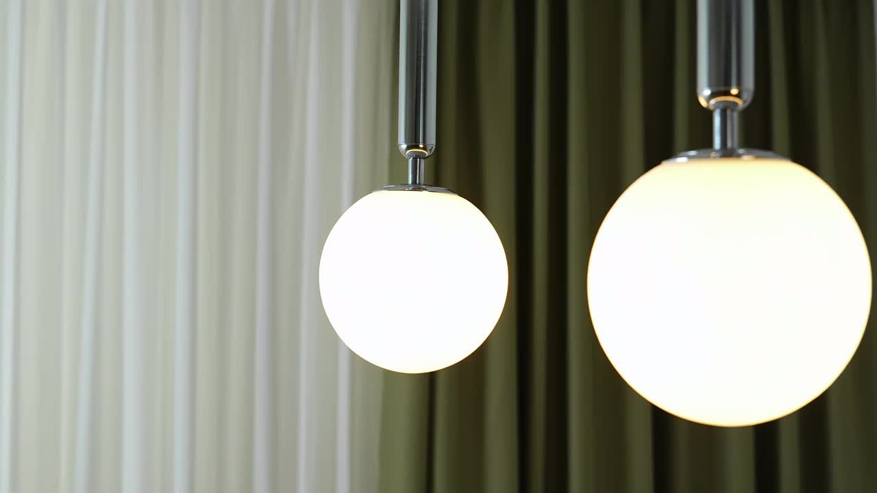 ZHLWIN Home Lighting 40W 1-Light Mid Century Chrome Retro Pendant
