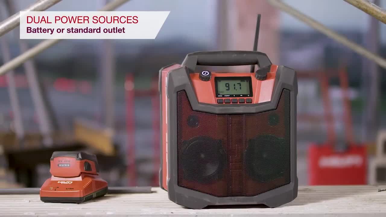 Hilti RC 4/36 120-Volt AM/FM Bluetooth 