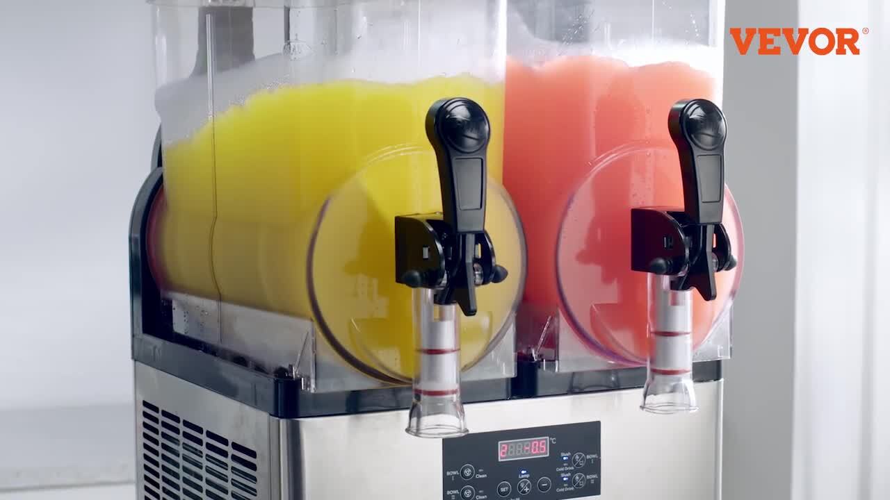 VEVOR 405 oz. Commercial Slushy Machine Margarita Smoothie Frozen