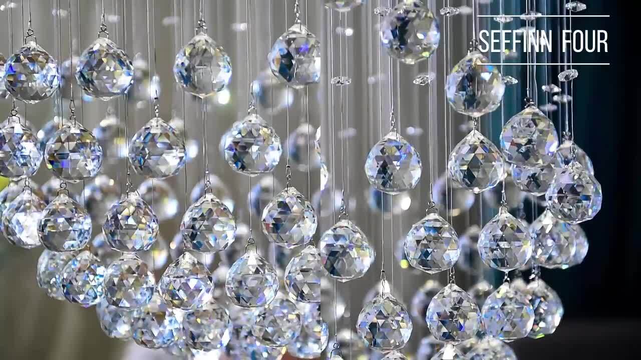 ball shaped crystal chandelier