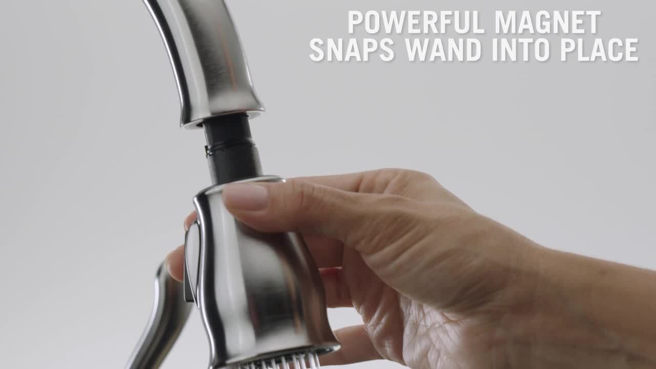 Leland Single-Handle Pull-Down Sprayer Kitchen Faucet with MagnaTite Docking in Venetian Bronze Leland Single-Handle Pull-Down Sprayer Kitchen Faucet with MagnaTite Docking in Venetian Bronze
