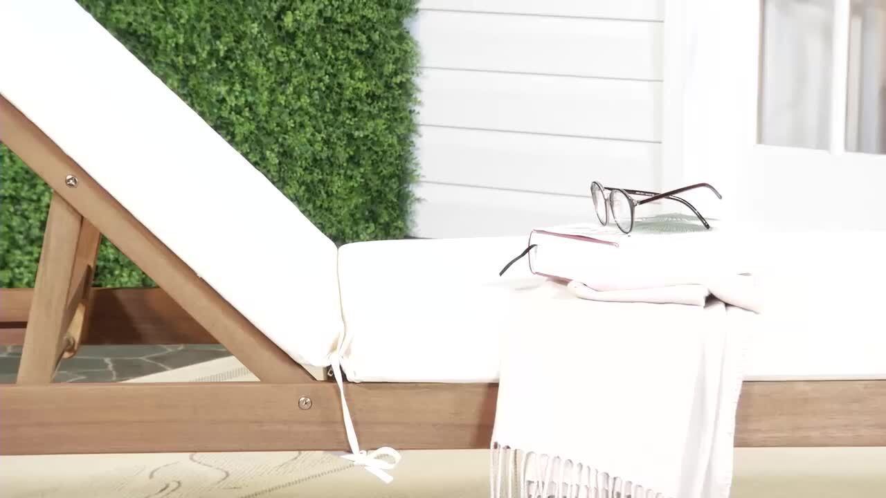 Safavieh Solano Sunlounger - Natural/Beige