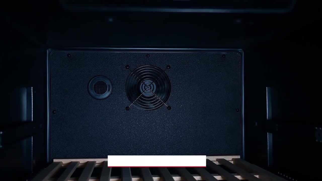 LANBO 23 in. 133-Bottle Stainless Steel 2 Door Dual Zone Wine