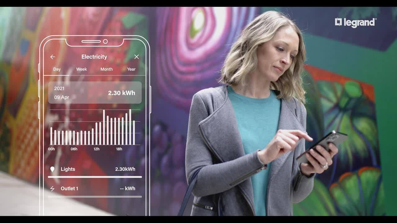 Legrand adorne with Netatmo Surface Mount Smart Gateway Hub, Magnesium