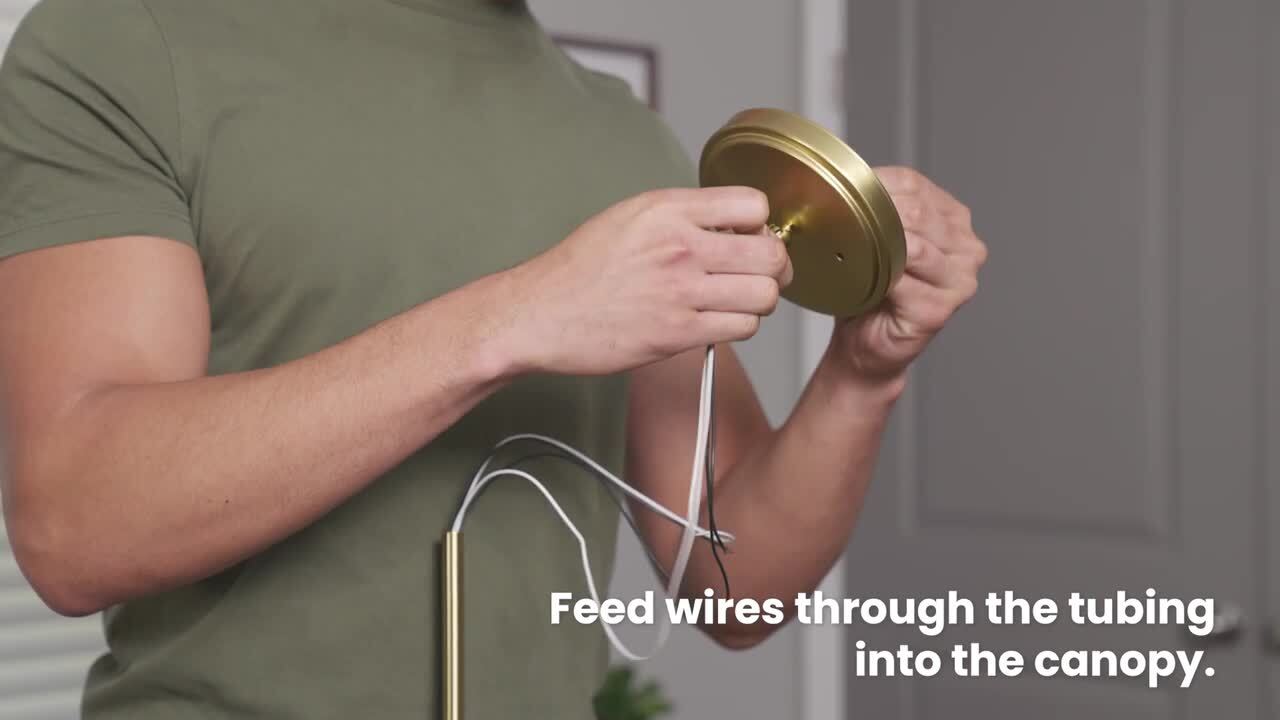 Designers Fountain - Sky 60-Watt 1-Light Brushed Gold Transitional Pendant Light with Etched Fluted Glass Shade and No Bulbs Included