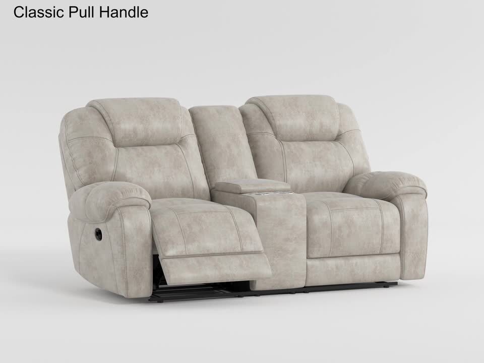 Lazzara Emily 75 in. W Chocolate Microfiber 2-Seater Manual Double