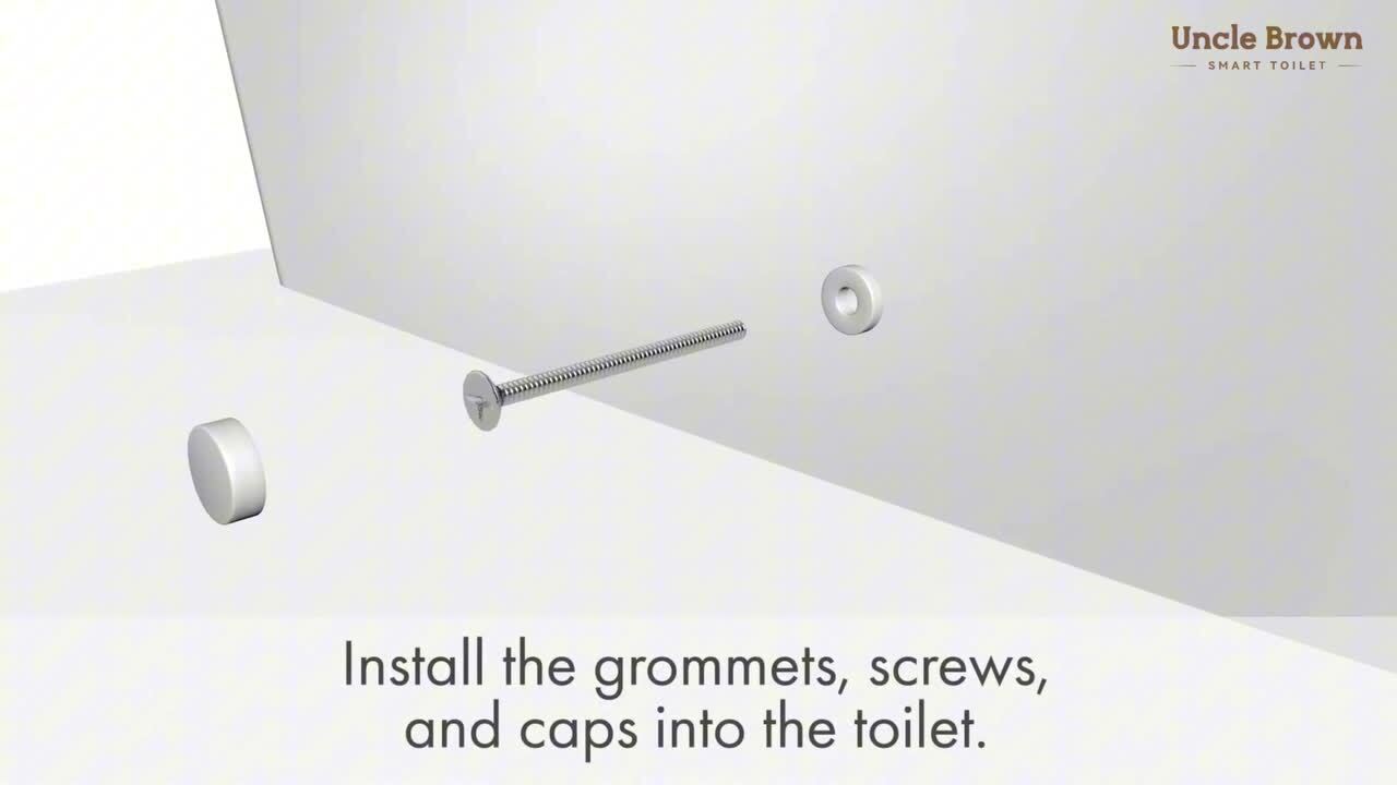WELLFOR Nova Elongated Built-in Tank Smart Toilet Bidet in White - ADA Compliant, Auto Flush, Energy Efficient