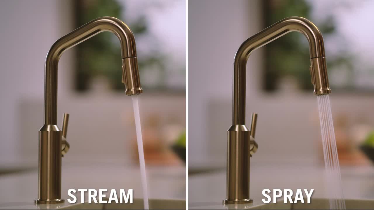 Delta Cordova Gold Champagne Bronze Single Handle Bar Faucet 9885