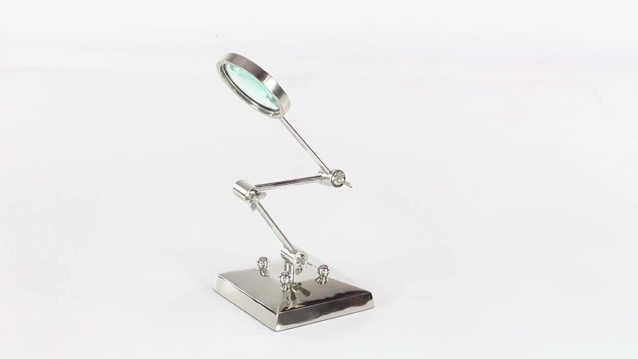 Magnifying Glass With Stand - Bronzed
