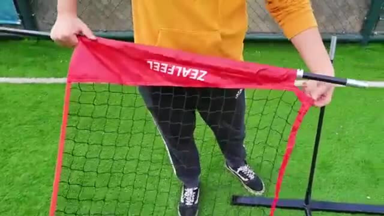 ZEALFEEL Adjustable Portable 12 ft. Volleyball Training Net with