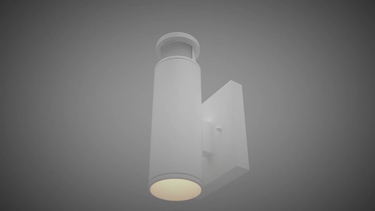 VAXCEL Chiasso White LED Motion Sensor Dusk to Dawn Dark Sky