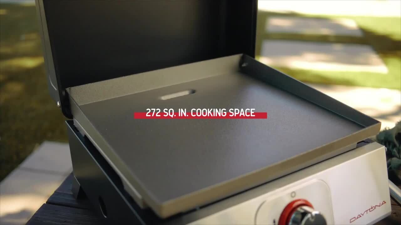 Nexgrill Daytona 1-Burner Propane Gas Table Top Grill 17 in. Flat