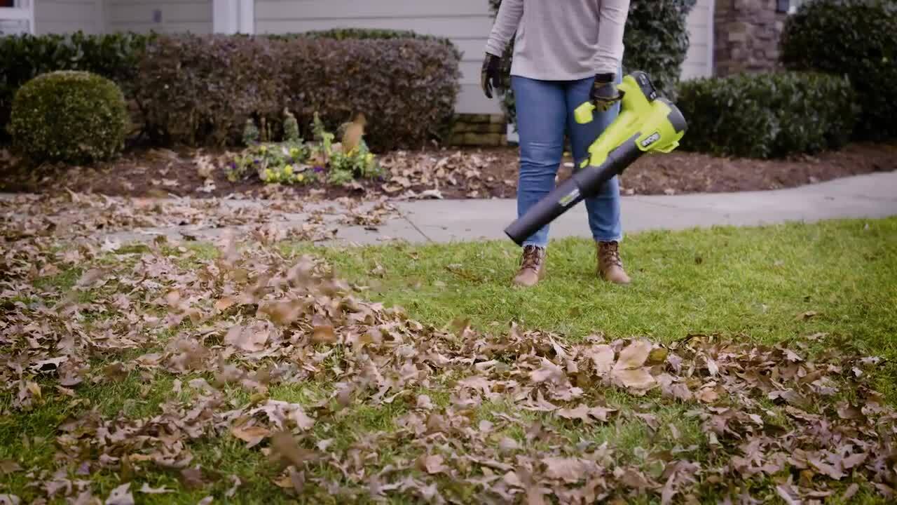 ONE+ HP 18V Brushless 110 MPH 350 CFM Cordless Variable-Speed Jet Fan Leaf  Blower w/(2) 4.0 Ah Battery and (2) Charger
