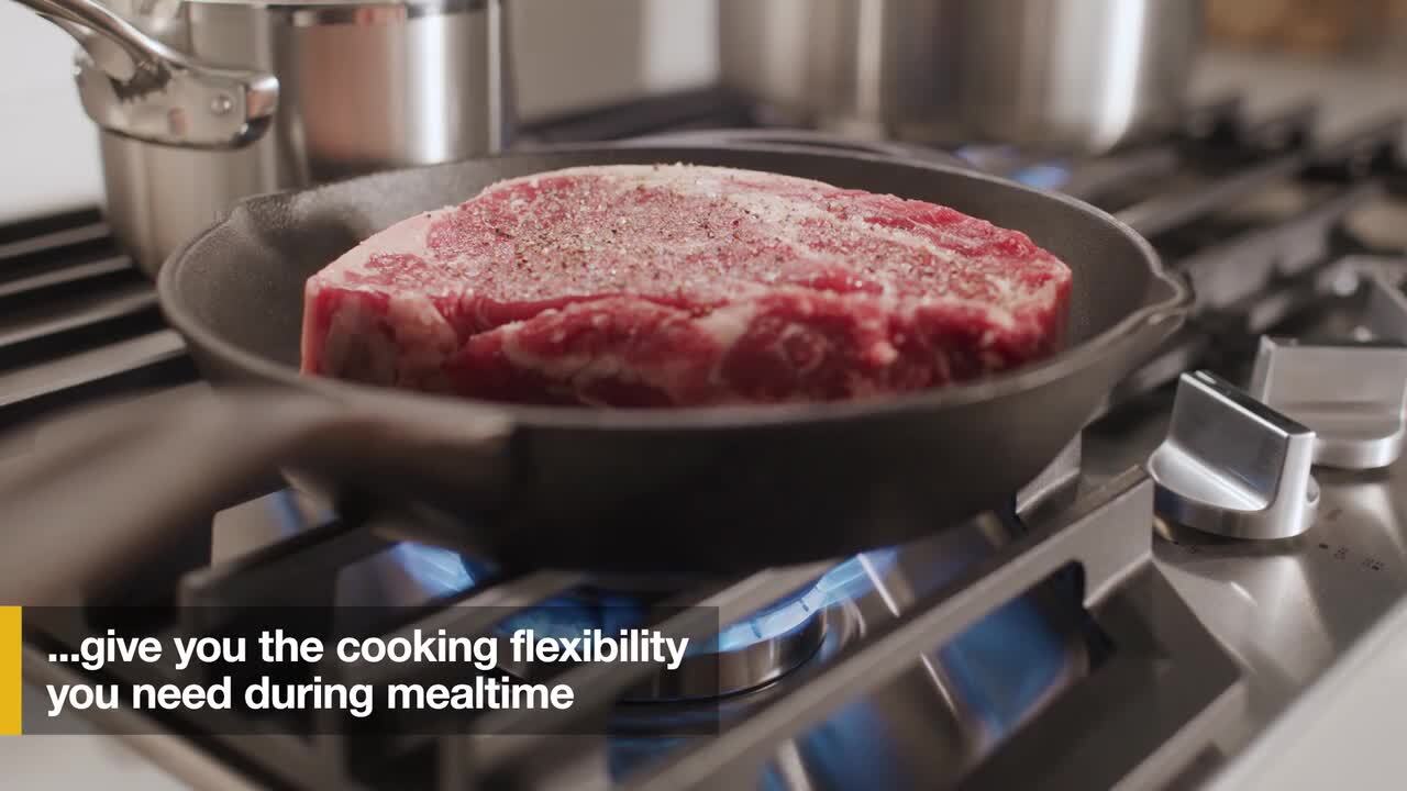 Whirlpool 30 in. 4-Burners Recessed Gas Cooktop in Black with