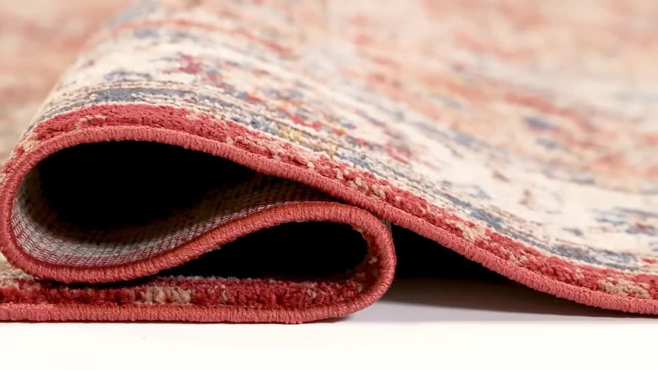 Unique Loom Utopia Antheia Terracotta 9' 0 x 12' 0 Area Rug
