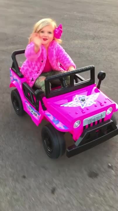 Girls Ride On Pink Hummer Car Electric 6 V Power Motorized SUV Toys Barbie Kids 