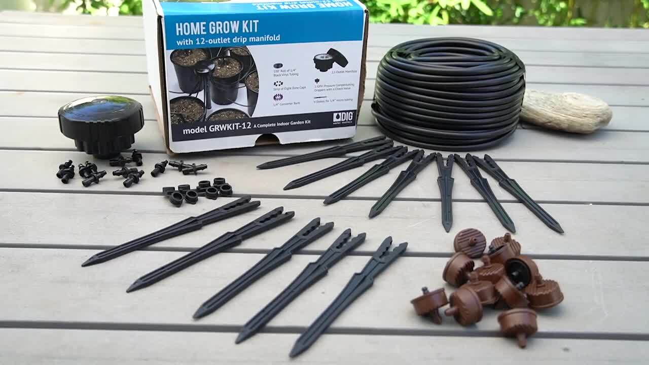 DIG Drip Hose Bib Kits,Drip Irrigation Kit G77AS - The Home Depot