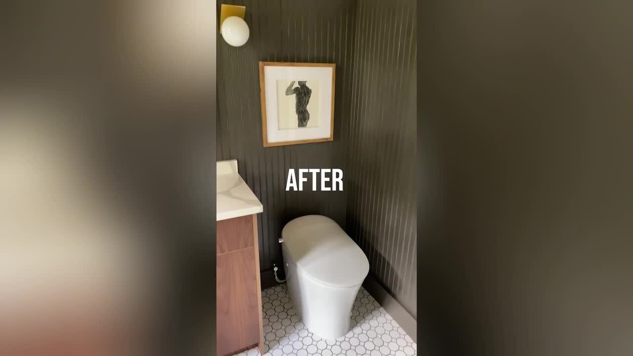 HOROW 1/1.27 GPF Tankless Smart Toilet Bidet with Dual Flush System, White