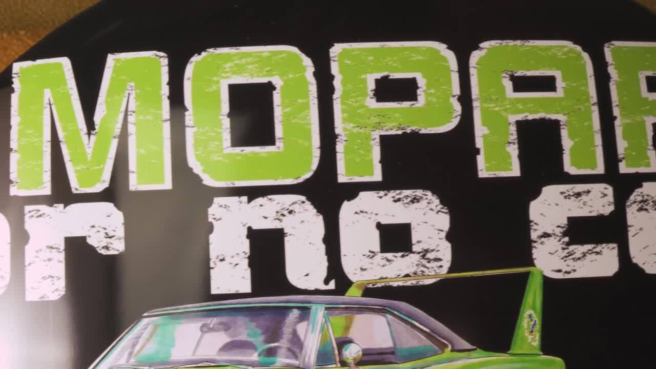 American Art Decor Mopar Metal Wall Art Sign 15