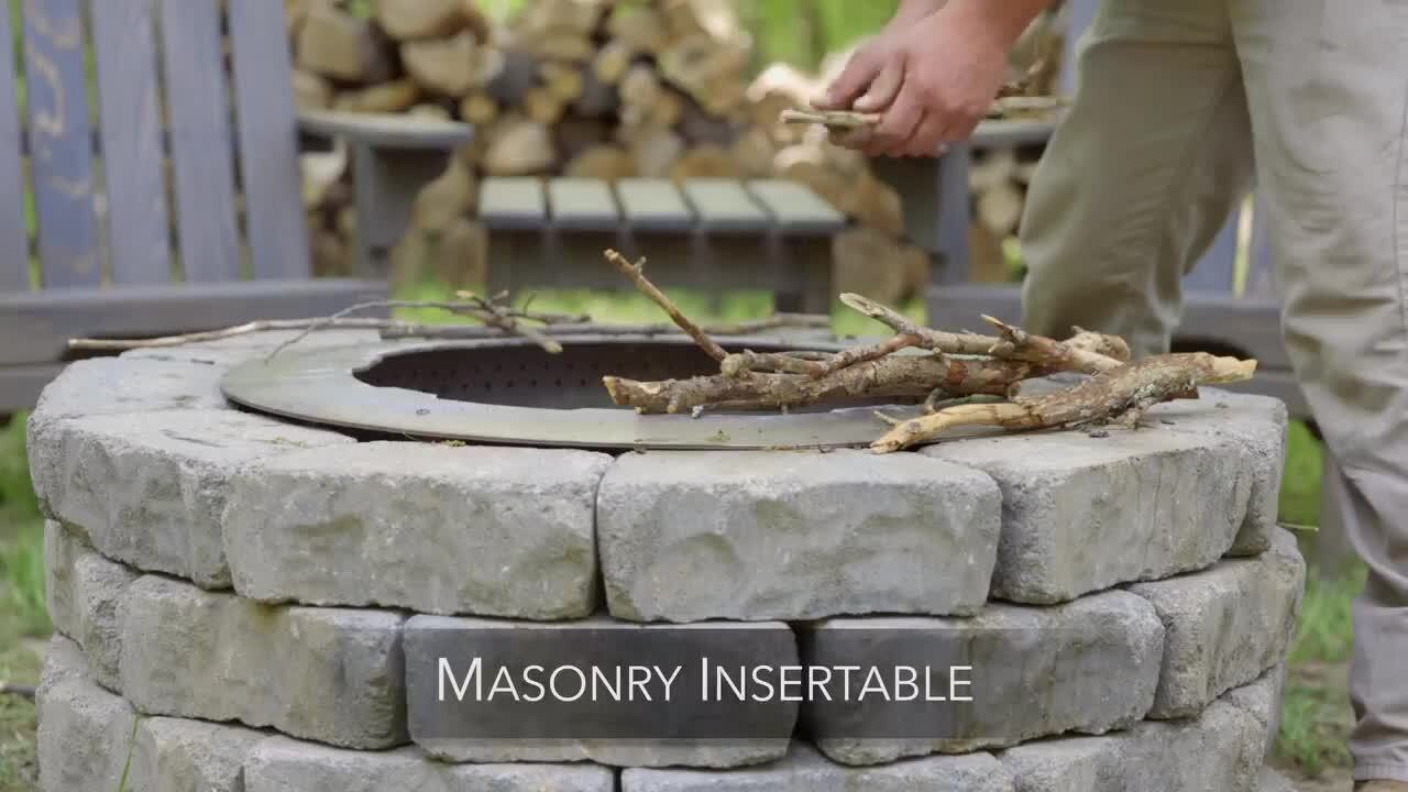 US Stove 21 in. Outdoor Stainless Steel Smokeless Wood Burning