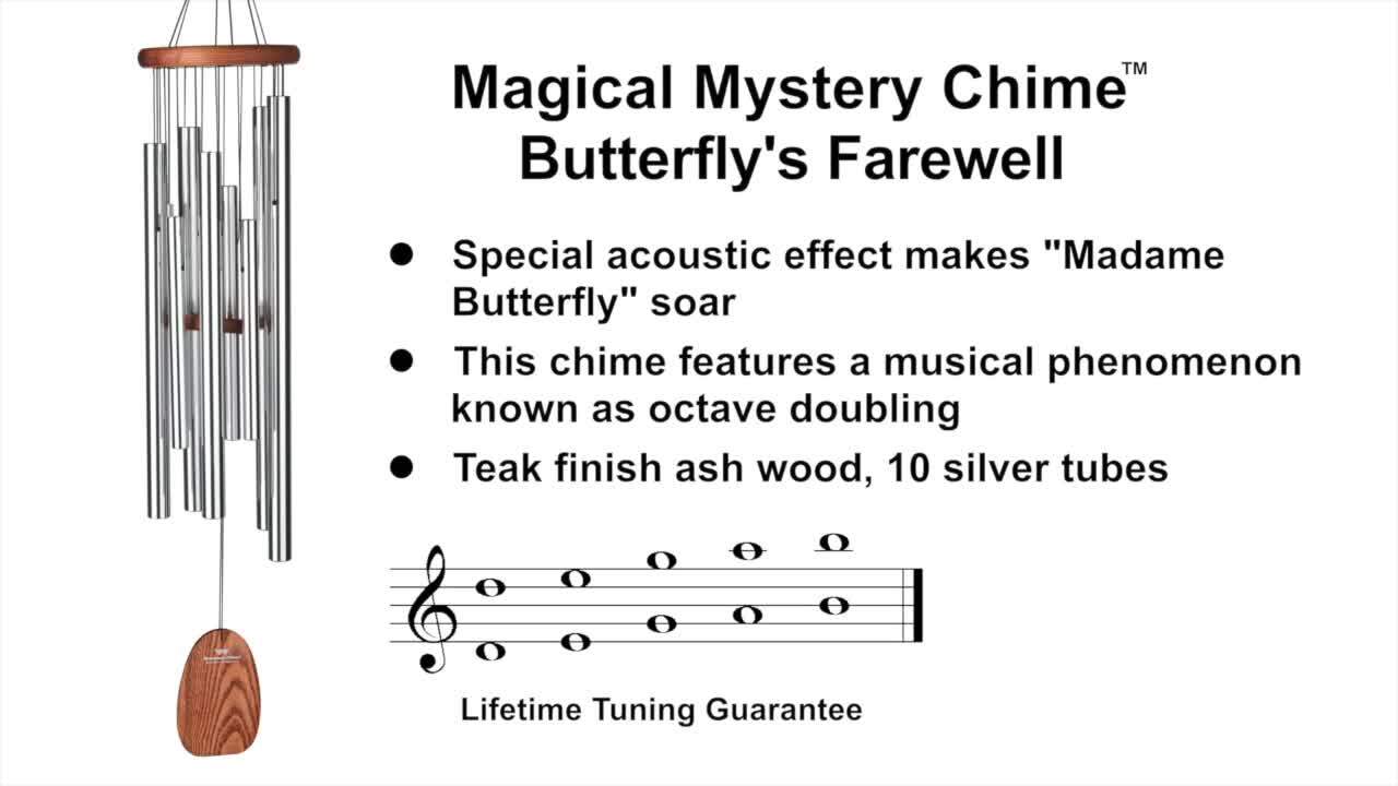 Woodstock Magical Mystery Chime -Butterfly&s Farewell
