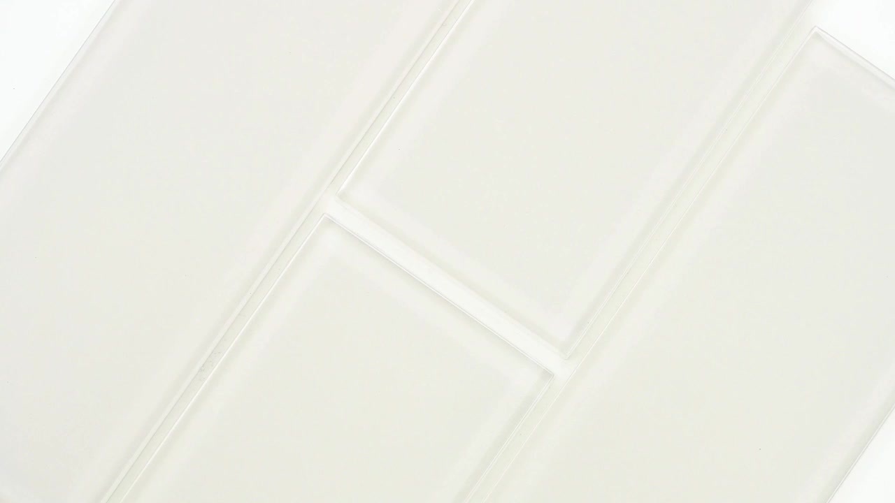 MSI Snowcap 3 in. x 6 in. x 8mm Glass White Subway Tile ( 5 sq. ft./Case ) MSI Snowcap 3 in. x 6 in. x 8mm Glass White Subway Tile ( 5 sq. ft./Case )
