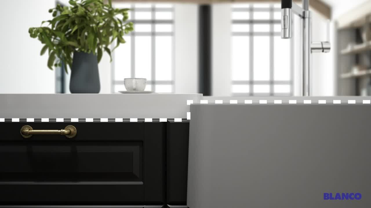 IKON Farmhouse Apron-Front Granite Composite 33 in. Single Bowl Kitchen Sink in Anthracite IKON Farmhouse Apron-Front Granite Composite 33 in. Single Bowl Kitchen Sink in Anthracite