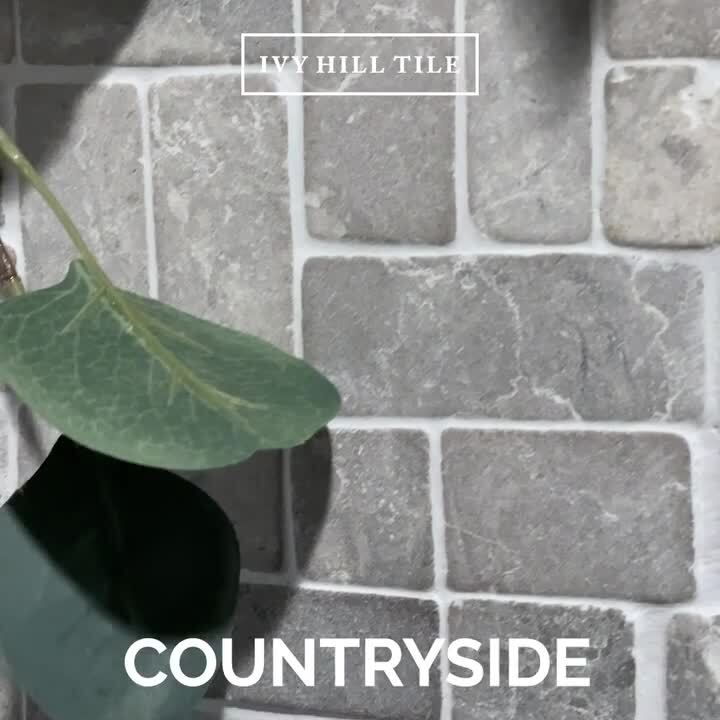 Ivy Hill Tile Countryside Dark Blend Stacked Sliced 4 in. x 11 in 