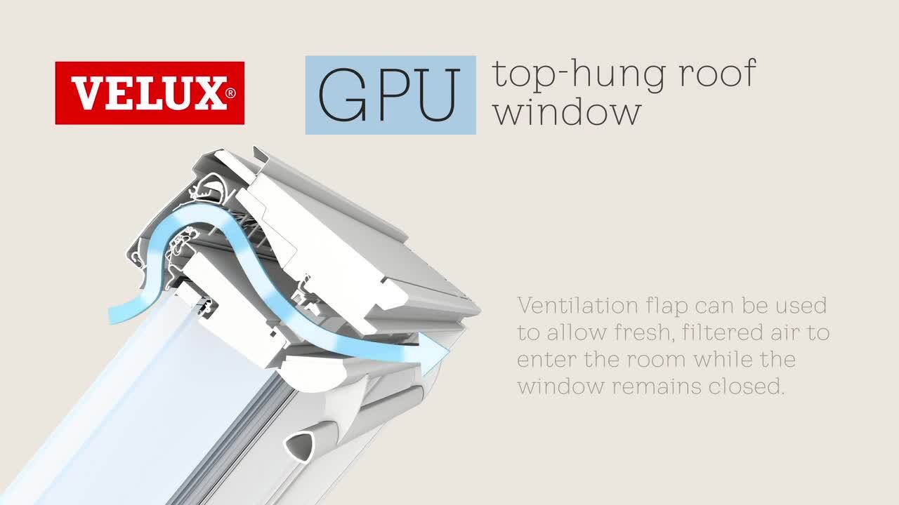 VELUX 22-1/8 in. x Window Glass - Venting with Top Home GPU 0070 CK04 Hinged Laminated in. The Low-E3 Depot 39 Roof