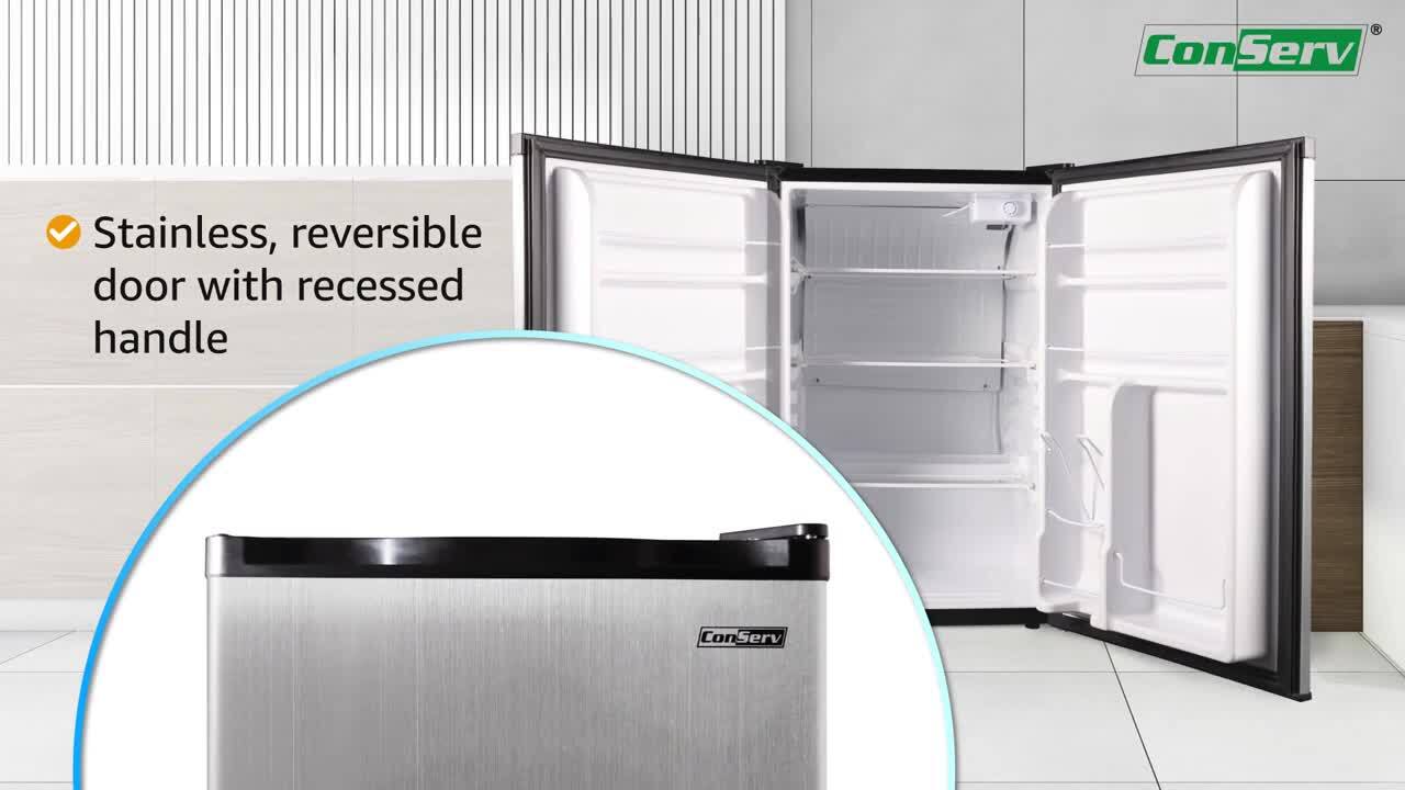 Avanti 4.5 cu. ft. Compact Refrigerator, Mini-Fridge, in Stainless Steel  (RMX45B3S) 
